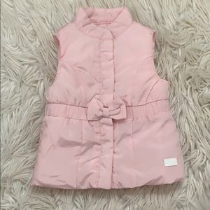 7 For all Mankind Toddler Vest - pink bow 24 month